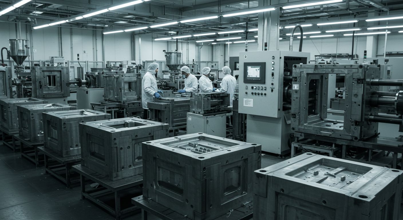 Литьё пластика для холодильного и торгового оборудования