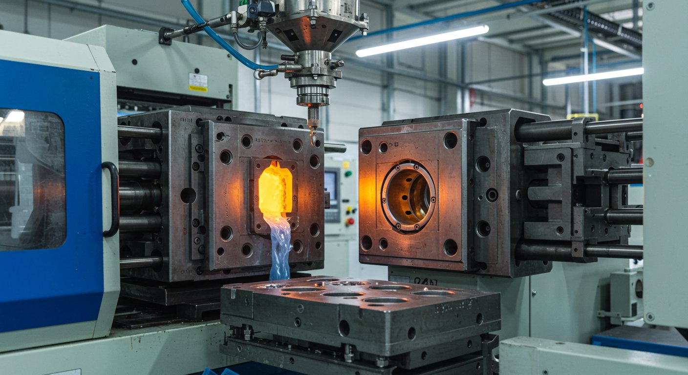 Литьё пластика для промышленных контейнеров