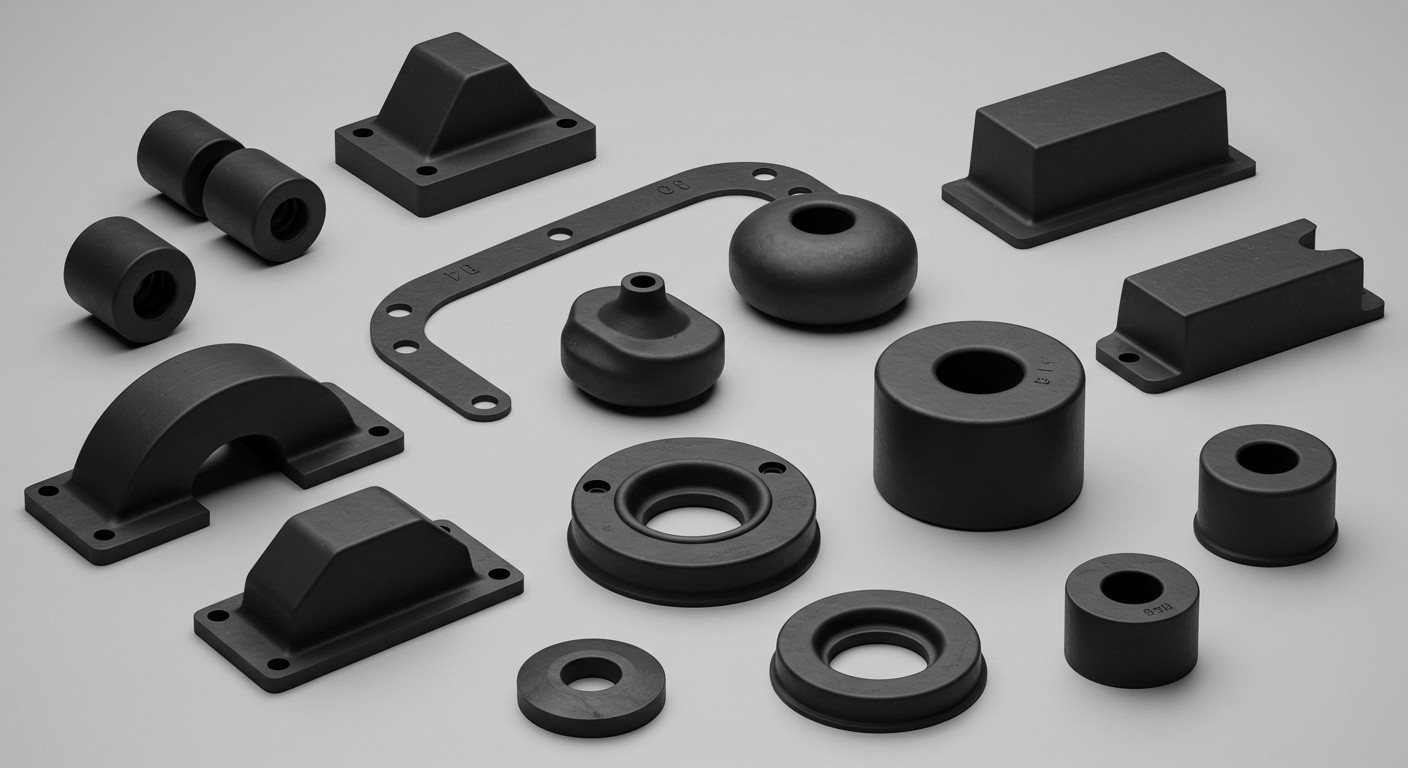 Проектирование резиновых деталей и изделий с виброизолирующей функцией