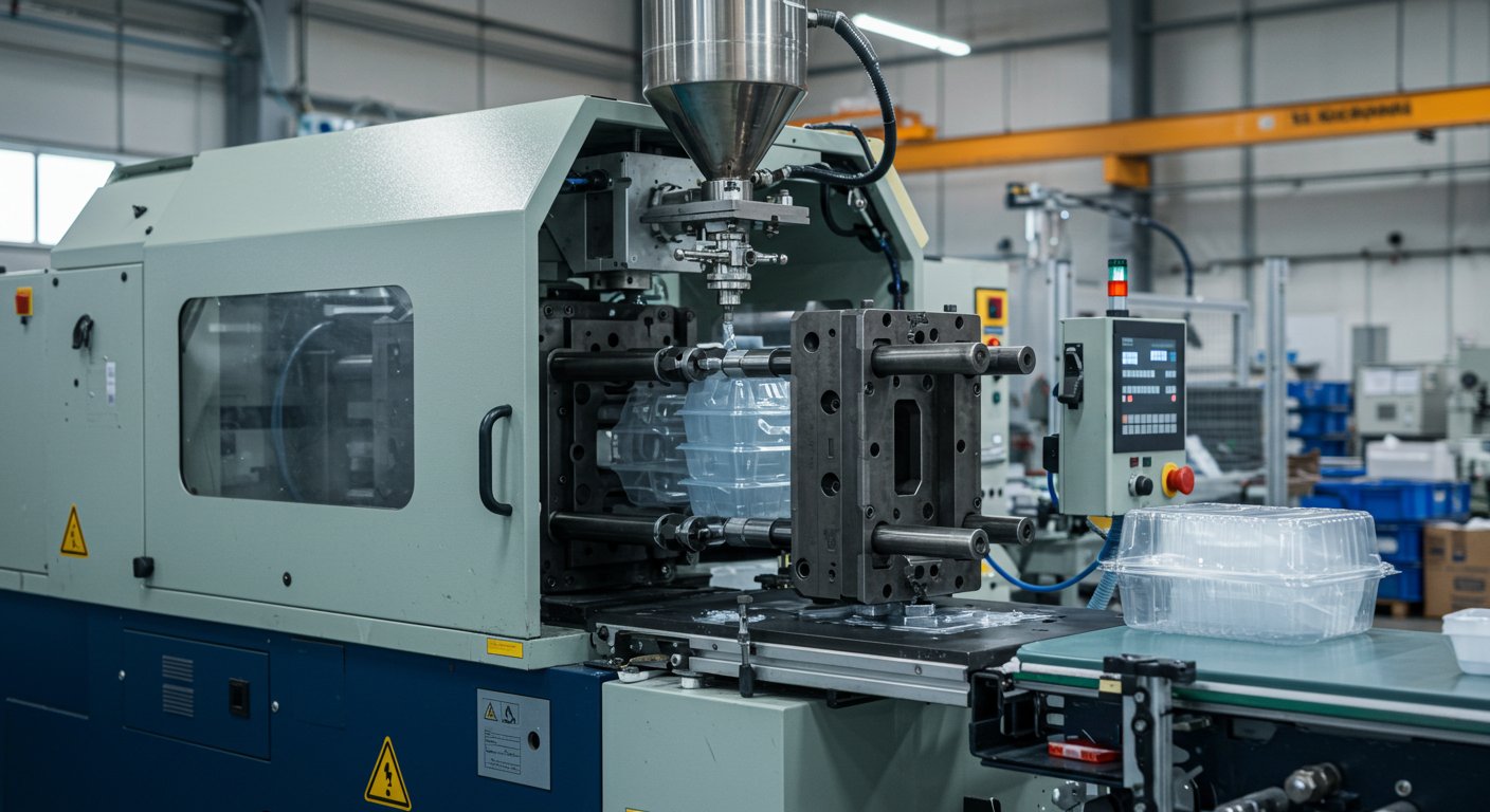 Литьё пластика для одноразовой упаковки