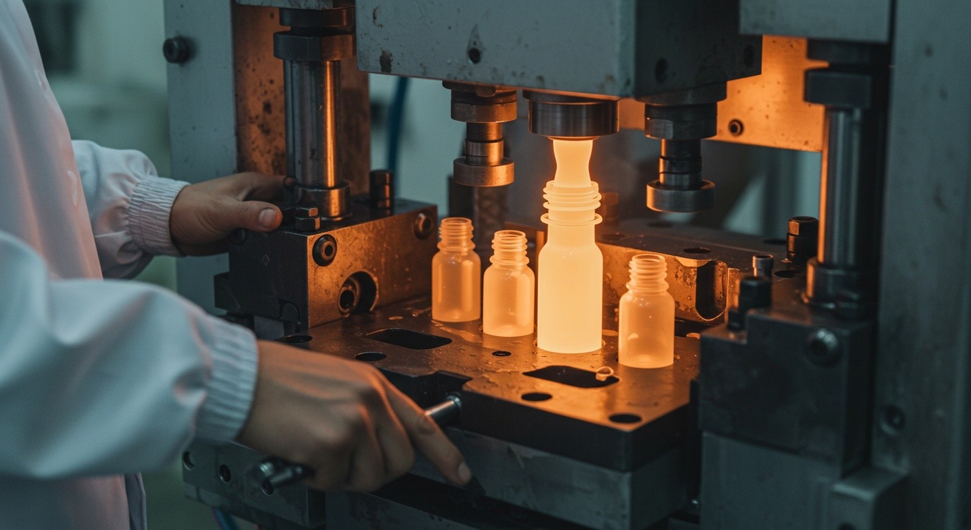 Изготовление пластиковых бутылок и флаконов