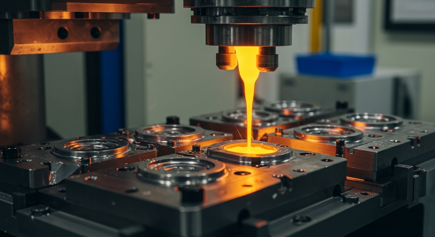 Литьё пластиковых крышек для технических емкостей