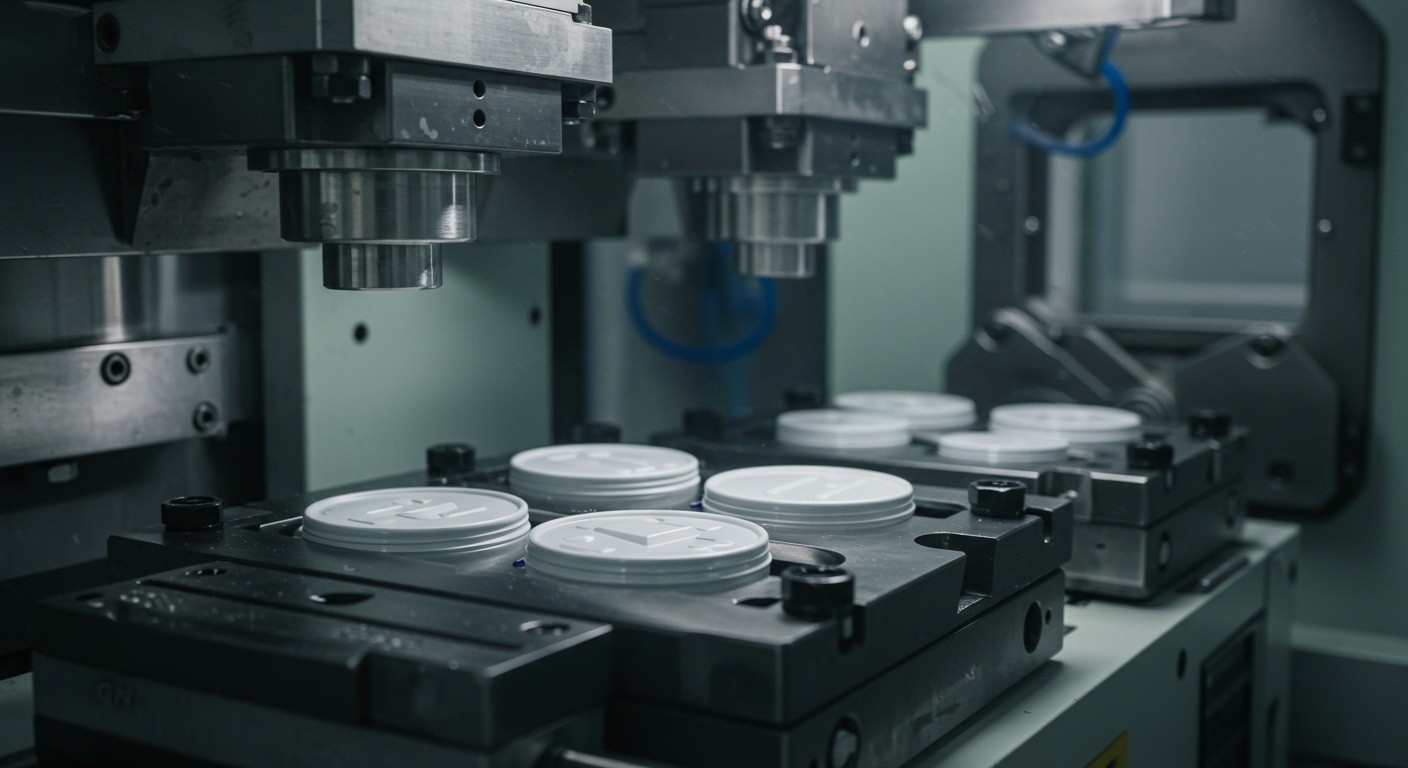 Литьё пластиковых крышек для декоративных изделий