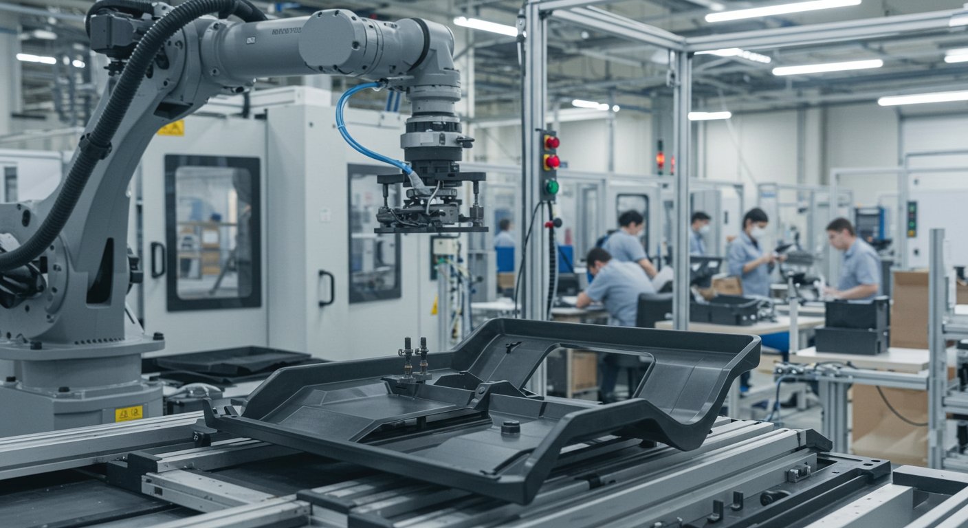 Изготовление пластиковых деталей эргономического назначения для строительной отрасли