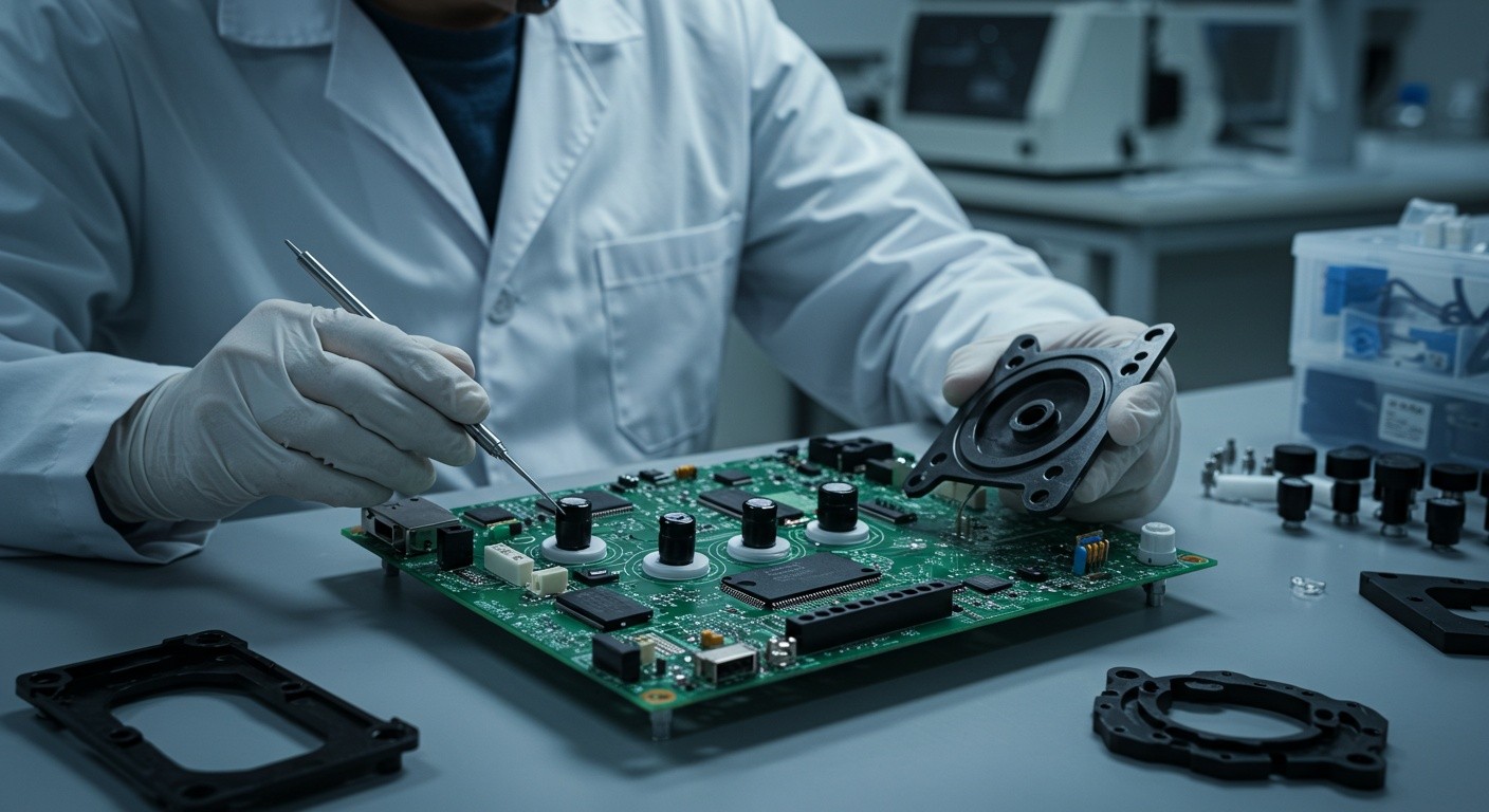 Разработка пластиковых изделий для специализированных функций в электронике