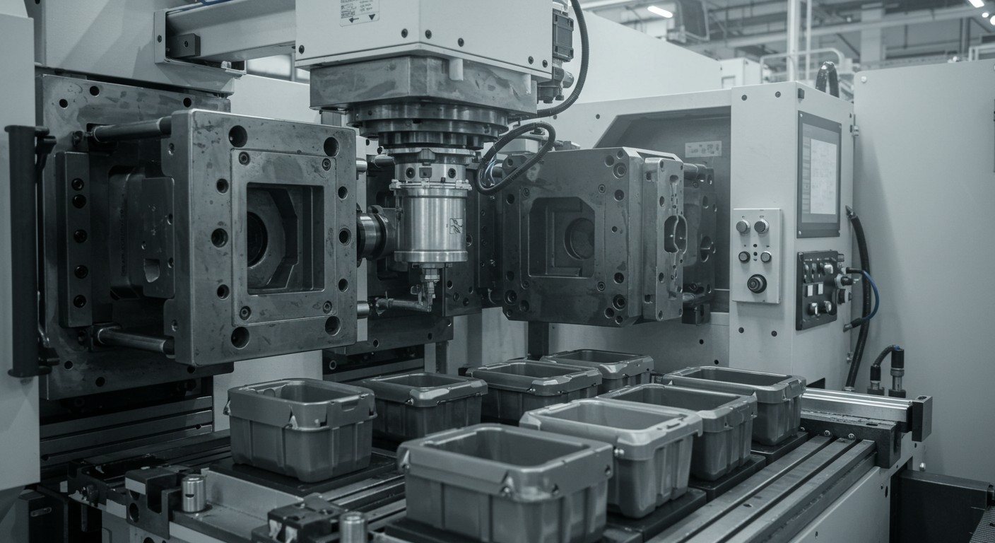 Литьё пластиковых емкостей для промышленных нужд