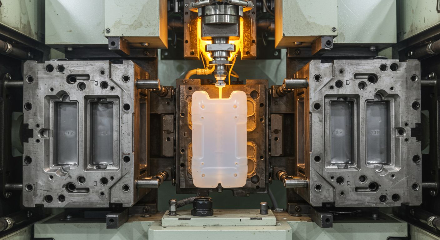 Литьё пластиковых емкостей для транспортировки жидкостей