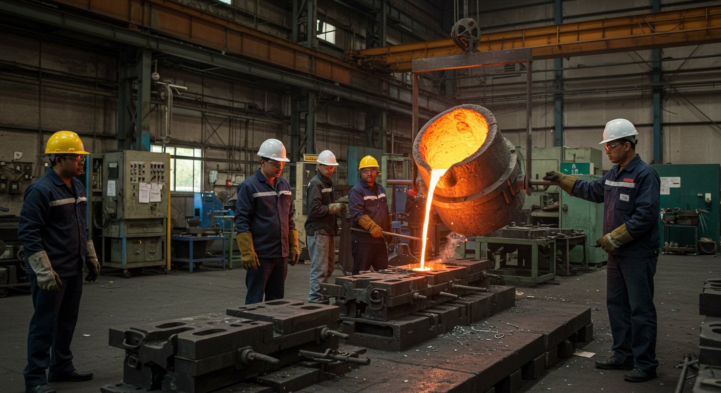 Литьё изделий и деталей для транспортного оборудования