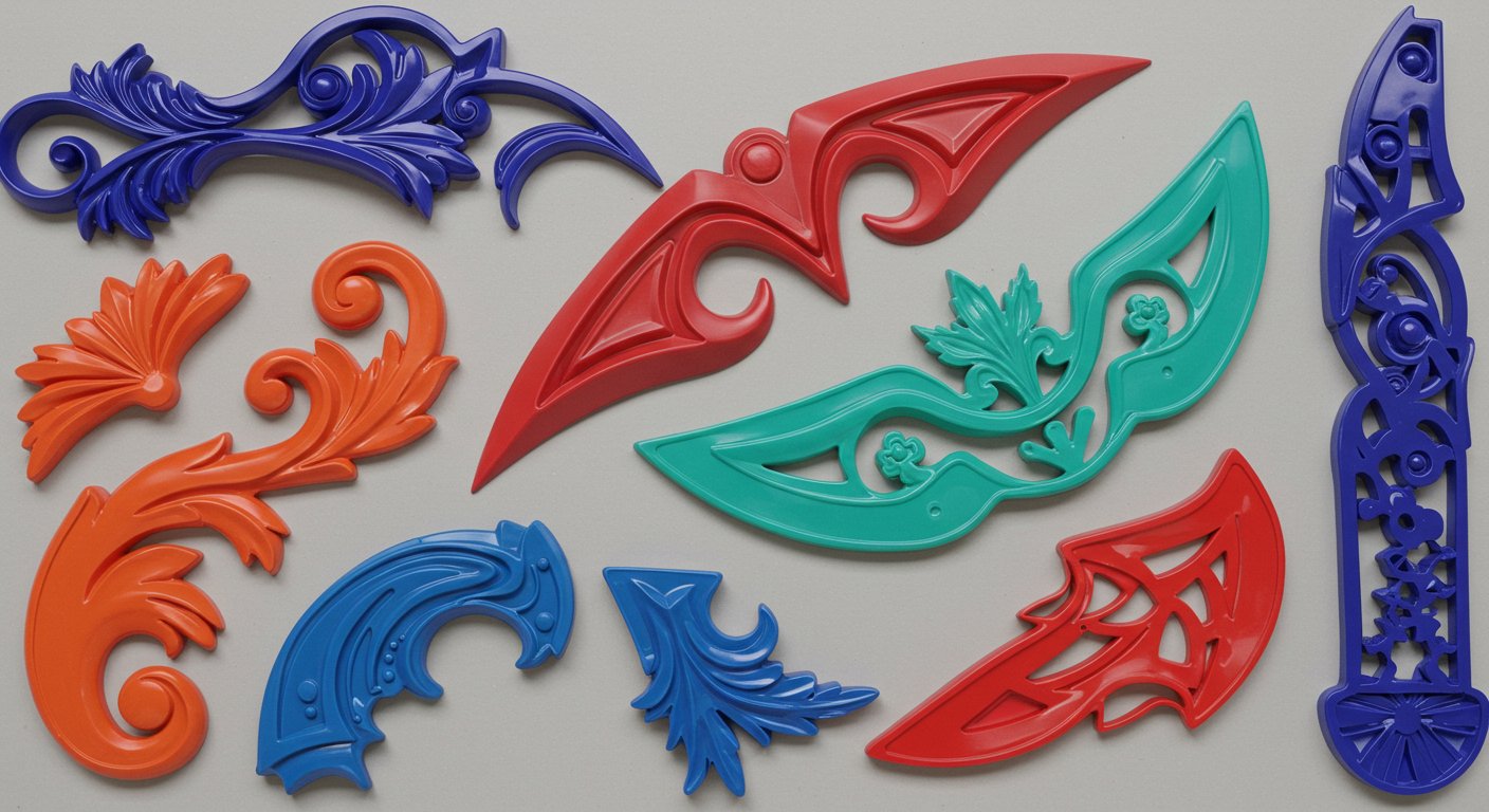 Литьё пластиковых декоративных элементов для рекламных конструкций