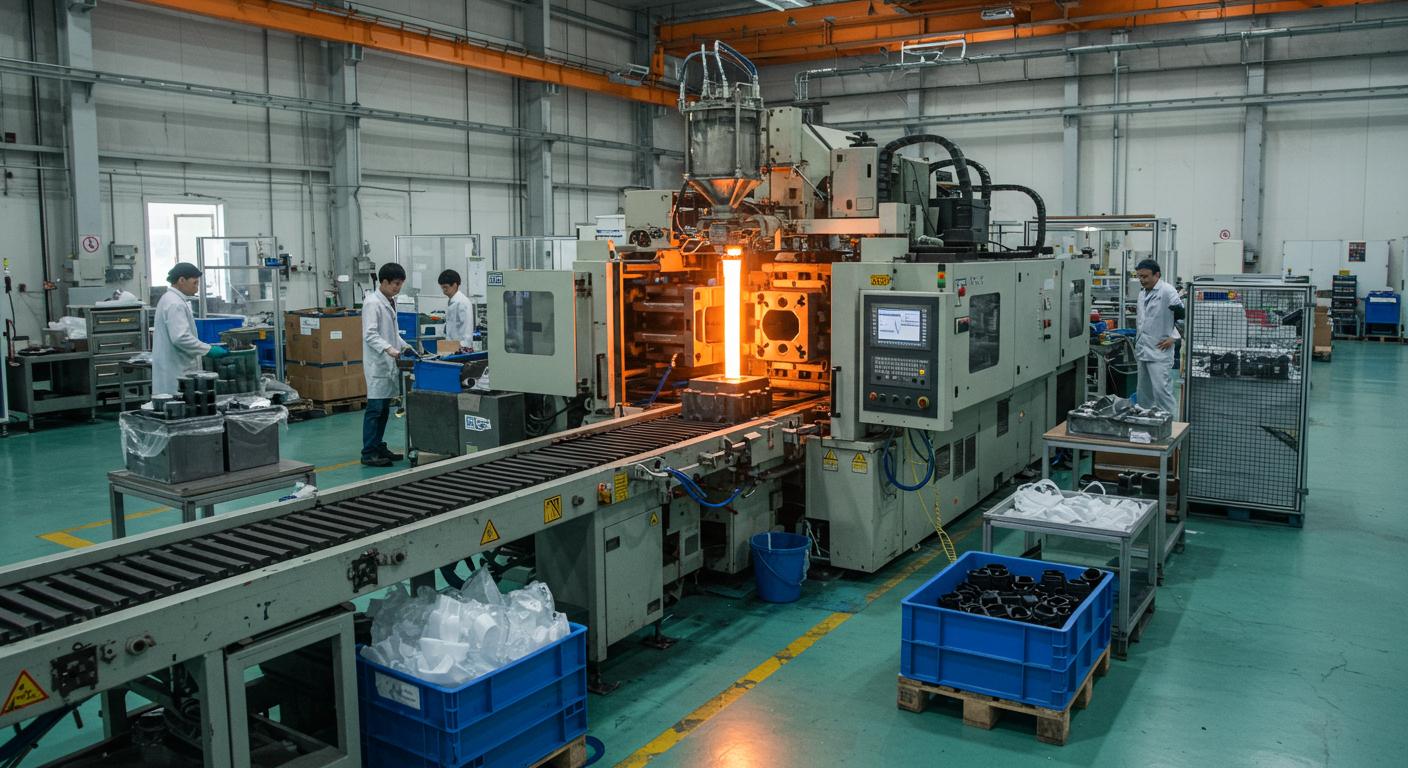 Литьё пластика по масштабу производства