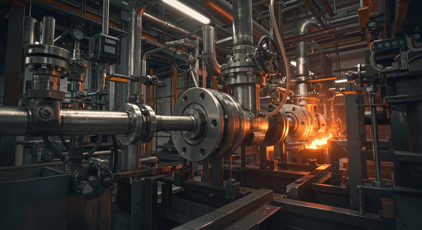 Контроль давления в системе литья