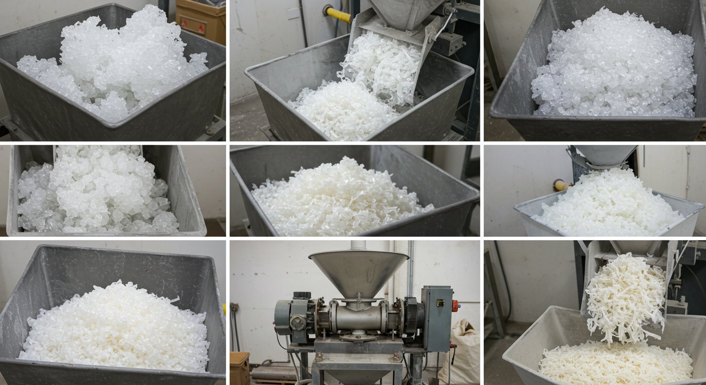 Подготовка сырья для литья пластика