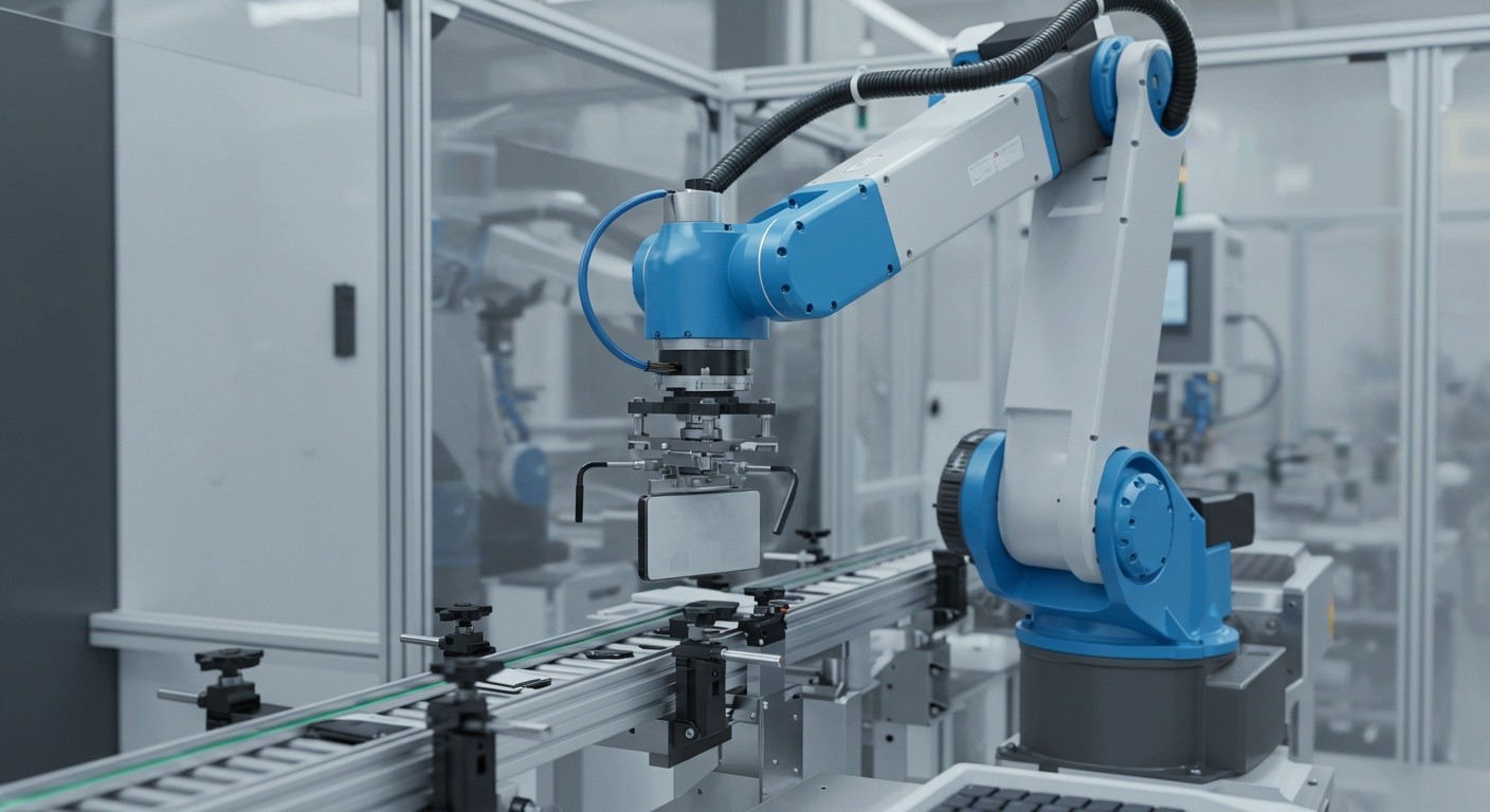 Автоматический отвод готовых изделий