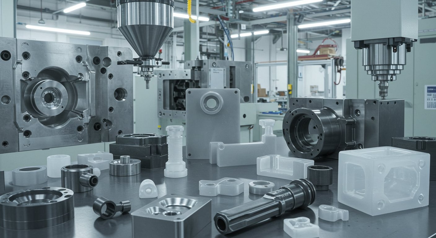 Современные установки литья под давлением Процесс литья под давлением пластиковых деталей